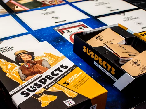 Test du jeu SUSPECTS matériel